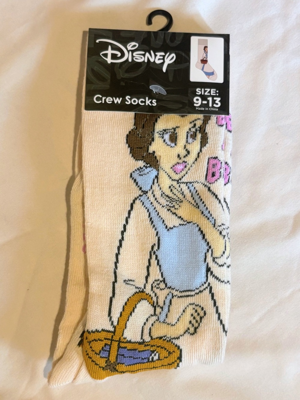 Disney Character Socks w/Lip Gloss Set - Picture 3 of 5